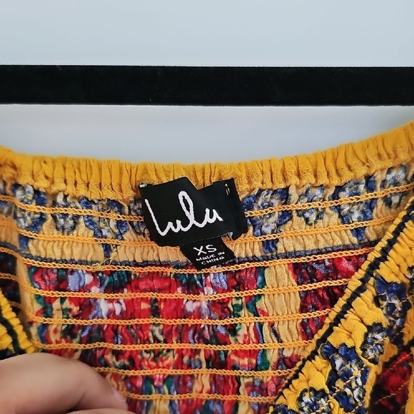 Lulu's Yellow and Red Floral Maxi Dress - Picture 5 of 13